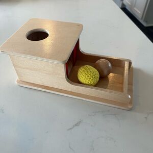 Lovevery Ball Drop Wooden Box from The Inspector Play Kit Baby Toy